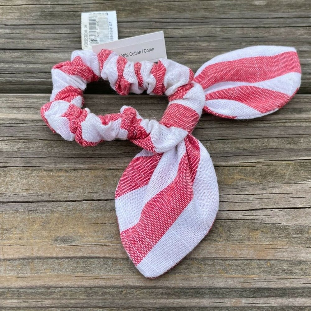 J.Crew Women Hair Pony Hair accessories pony hair tail cotton stripes One Size - Picture 5 of 8